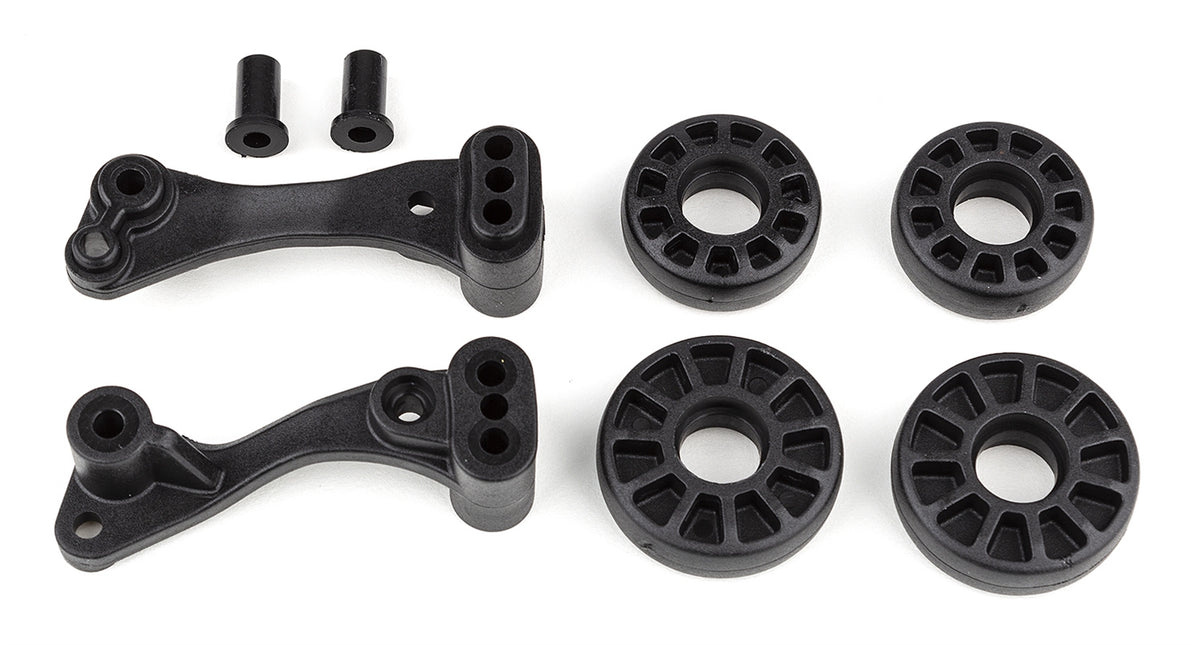 Associated DR10 Wheelie Bar Wheels and Mount