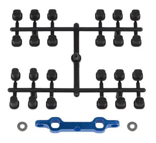 Factory Team DR10 Aluminum Arm Mount C, Blue