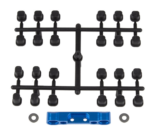 Factory Team DR10 Aluminum Arm Mount D, Blue