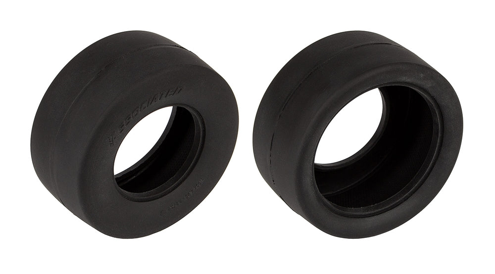 Associated Belted Slick Drag Tires, 2.2" / 3.0" Bead, Soft (2)