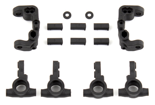 Associated RC10B6.1 Caster and Steering Blocks
