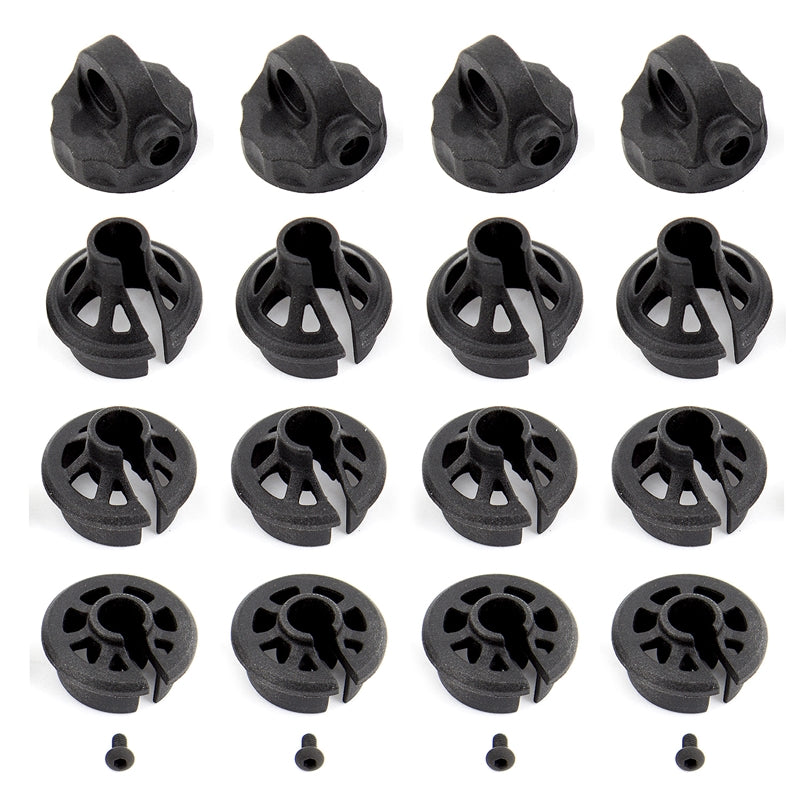 Associated 12mm Shock Caps and Spring Cups