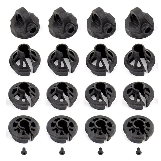 Associated 12mm Shock Caps and Spring Cups