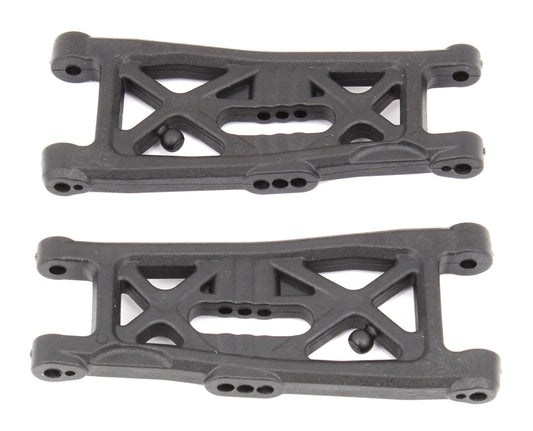 Factory Team RC10B6 FT Front Suspension Arms, Gull Wing, Carbon