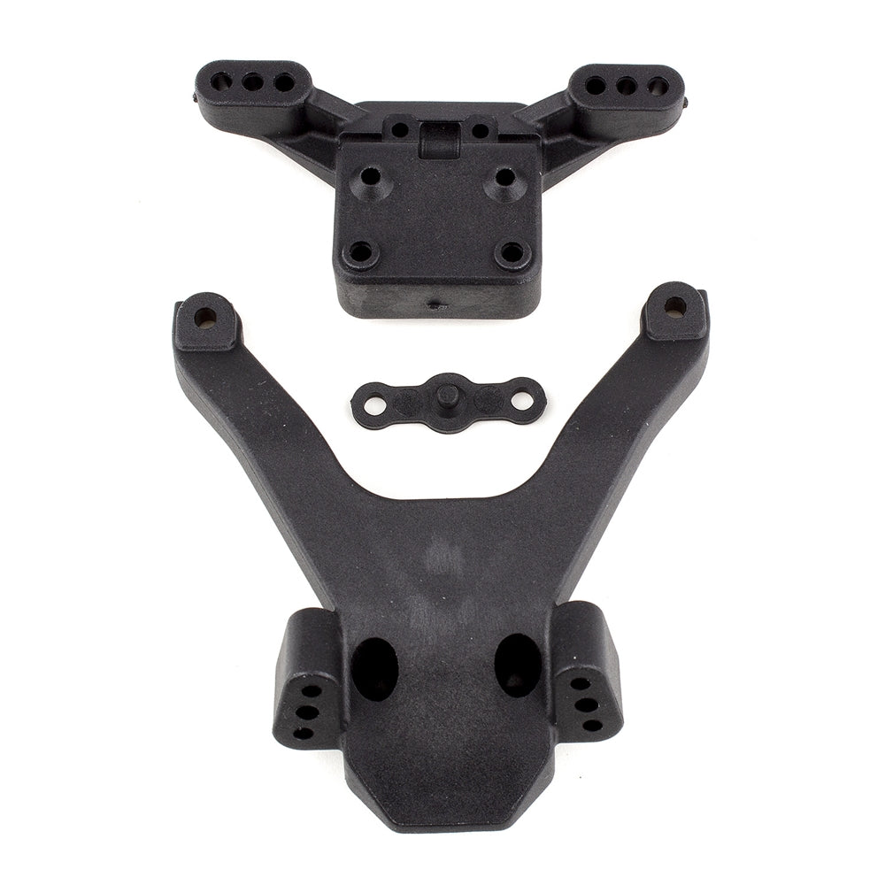 Associated RC10B6.3 Front Top Plate and Ballstud Mount