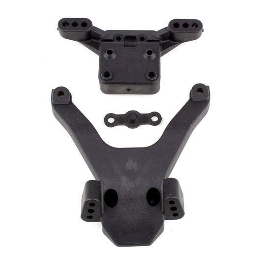 Associated RC10B6.3 Front Top Plate and Ballstud Mount