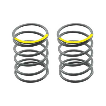 Axial SCX10 Spring 12.5x20mm 6.53 lb/in, Firm : Yellow 2pc - AXIC3203