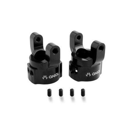 Axial Aluminum C Hub Carrier, Black SCX10 (2) - AXIC0495