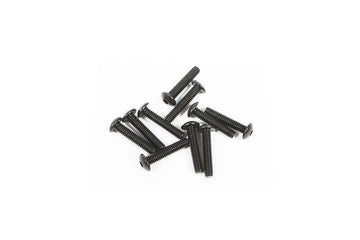 Axial Yeti M2.6x12mm Hex Socket Button Head (Black) (10pcs) - AXIC1195