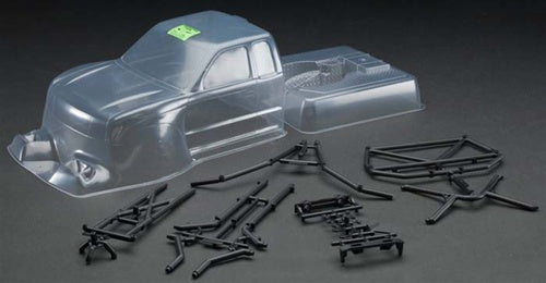 Axial Trail Honcho Body .040" Uncut Clear w/Molded Cage - AXIC4025