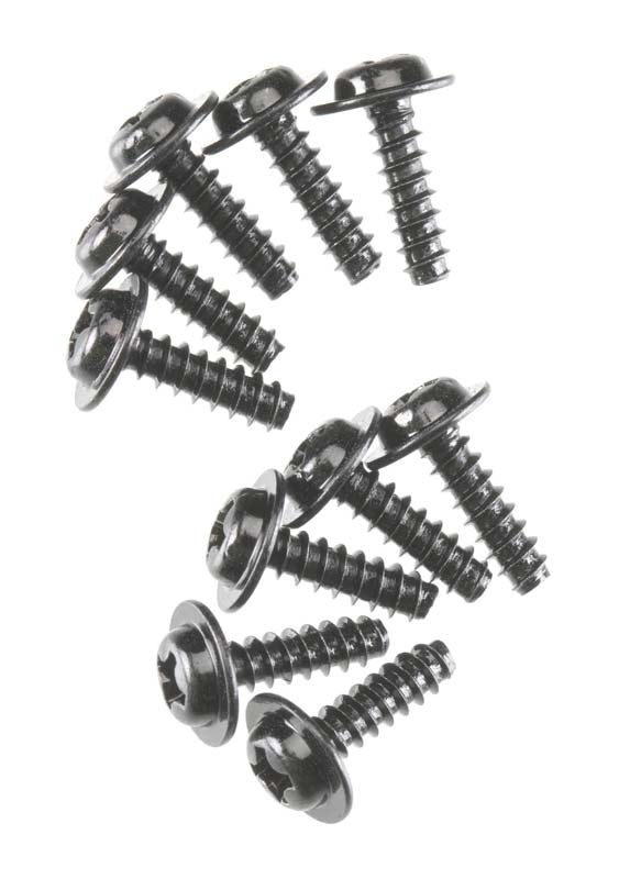 Axial Servo Flange Screw M3x10mm Black Oxide (10) - AXIC0280