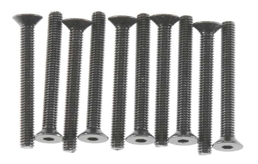 Axial Hex Socket Flat Head M3x25mm Black (10) - AXIC1050