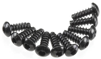 Axial Hex Tap Button Head M3x8mm Black (10) - AXIC0120