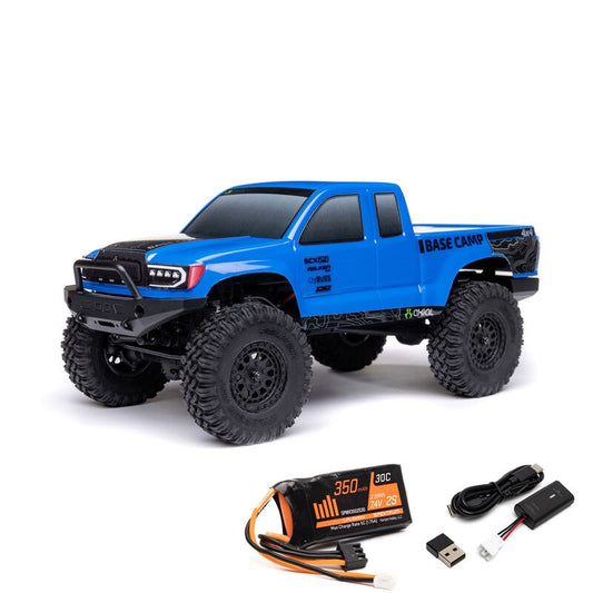 Axial SCX24 RTR with Base Camp Body - Blue