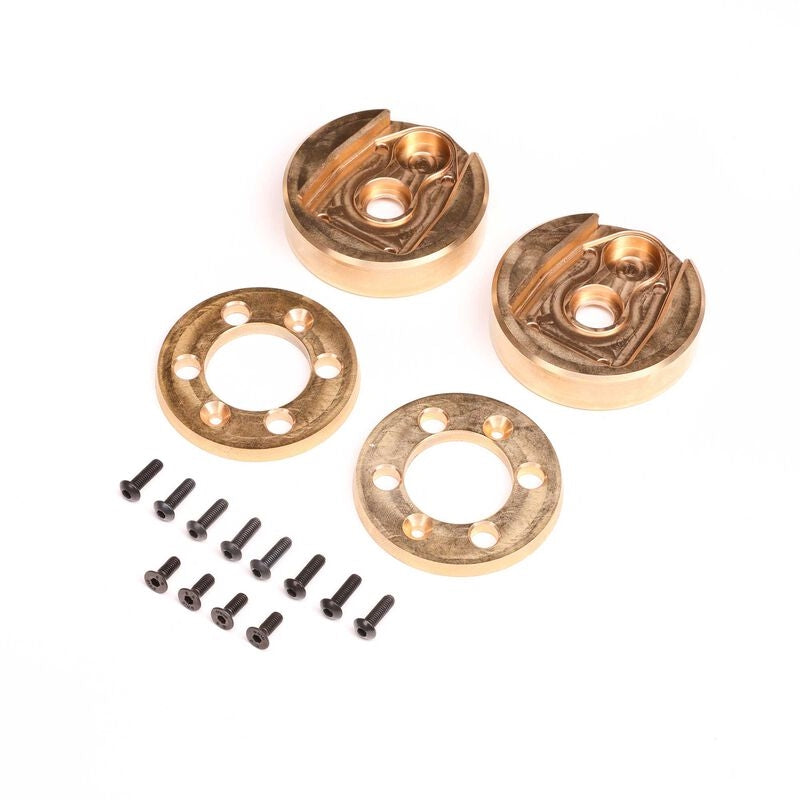 Axial AXP8 AF16P Portal Cover and Weights - Brass
