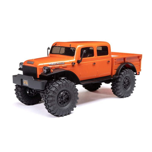 Axial SCX24 RTR with 1940s Dodge Power Wagon Body - Orange