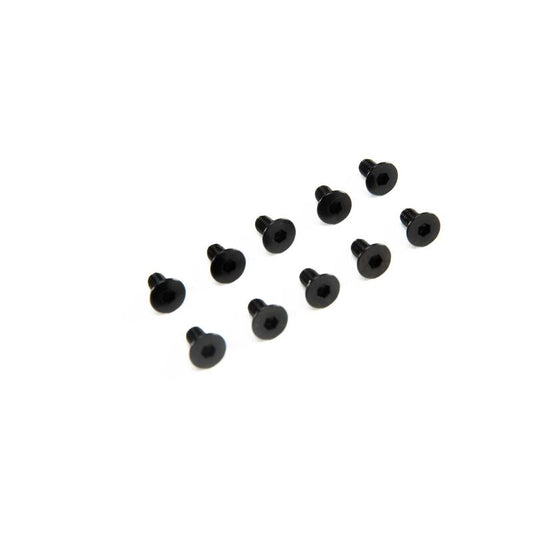 Axial M3 x 6mm Flat Head Screw (10)