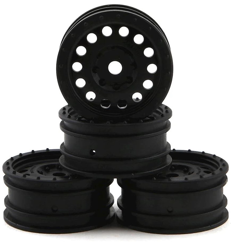 Axial 1.0" Method MR307 Hole Wheels, Black (4)