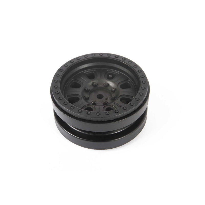 Axial 1.9" 3-piece Raceline Monster Beadlock Wheels Black (2)