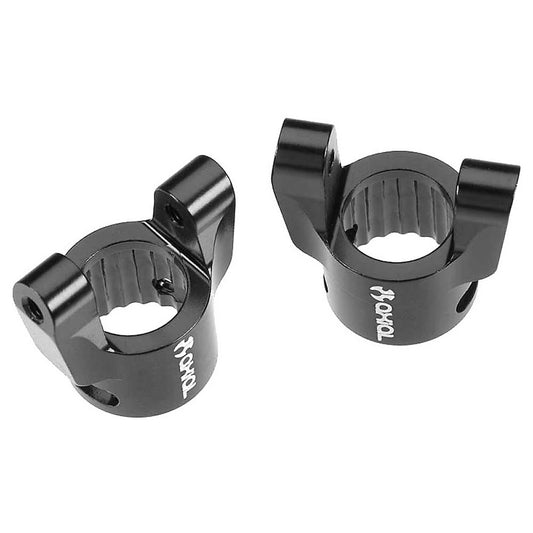 Axial AR60 Aluminum C:Hub Carrier Black: (2)