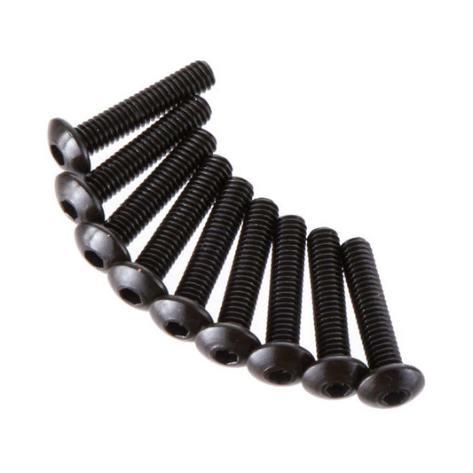 Axial Yeti M2.6x12mm Hex Socket Button Head (10) - Black