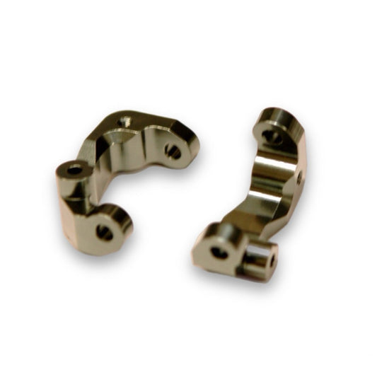 ST Racing Concepts Aluminum Caster Blocks for Associated DR10 (2) - Gun Metal