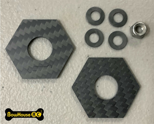 Bowhouse RC SVT Carbon Fiber Slipper Pads for Axial SCX6
