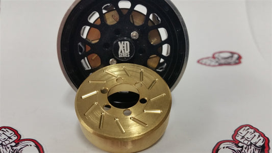 Beef Tubes Beef Patties Scale Brake Rotors/Weights (INCISION) - Brass (2)