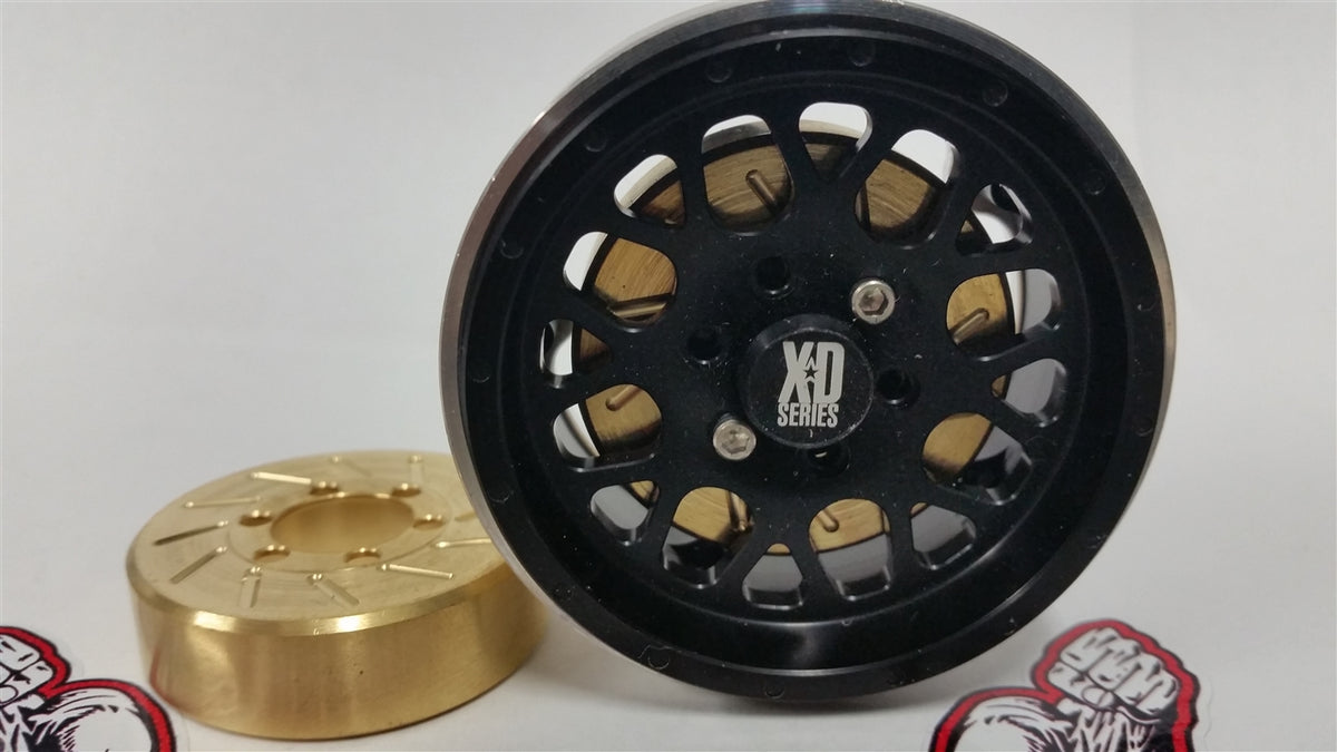 Beef Tubes Beef Patties Scale Brake Rotors/Weights (INCISION) - Brass (2)