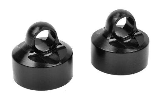 Team Corally Shock Cap, Hard Anodized Aluminum (2)