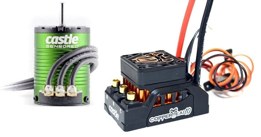 Castle Creations Copperhead 10 ESC and 1406-4600kV Sensored Combo