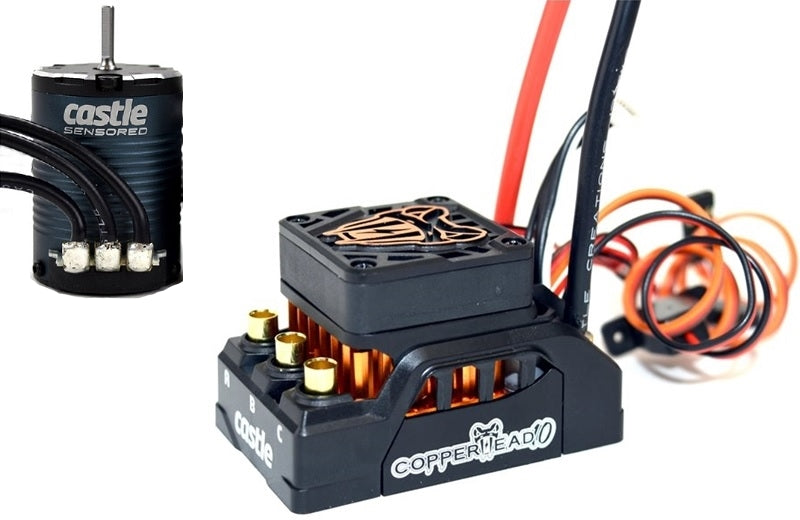 Castle Creations Copperhead 10 ESC and 1406-2280kV Sensored Crawler Combo