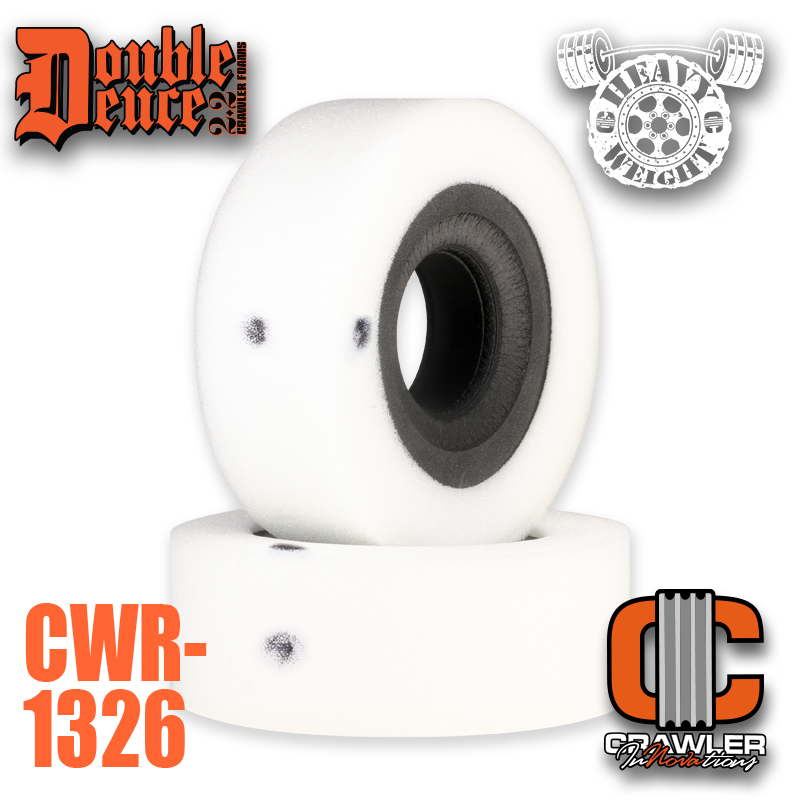 Crawler Innovations Double Deuce 6.0" Heavy Weight Comp Cut Inner / Firm Outer w/ Tuning Ring (2)