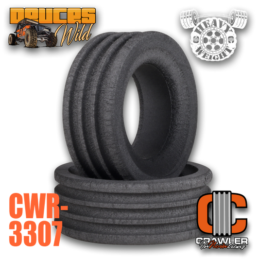 Crawler Innovations Deuce's Wild Heavy Weight Single Stage 3.85" - 4.19" Tall 1.9 Tire Foams (2)