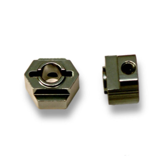 ST Racing Concepts Aluminum Rear Hex Adapter for Associated DR10 (2) - Gun Metal