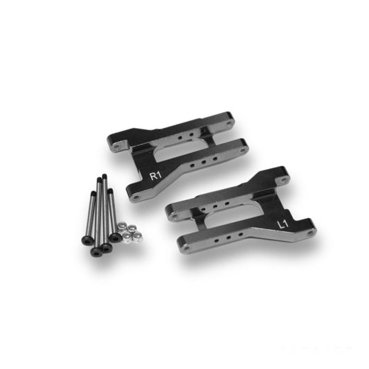 ST Racing Concepts Aluminum Rear Toe-In Reducing A-Arm Kit for Traxxas Drag Slash - Gun Metal