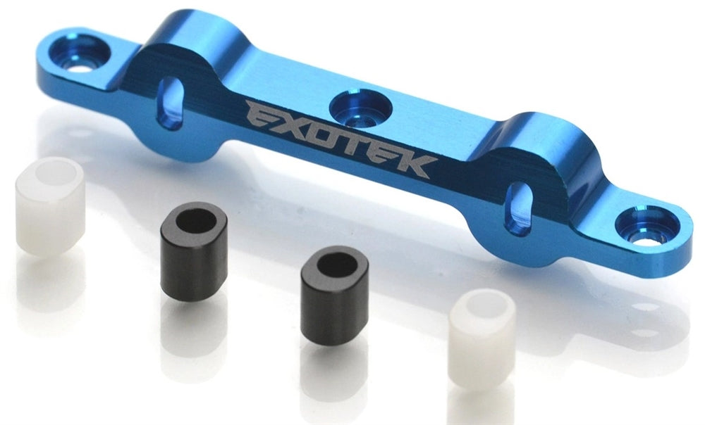 Exotek Racing HD "C" Rear Arm Mount for DR10, Blue