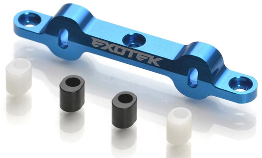 Exotek Racing HD "C" Rear Arm Mount for DR10, Blue