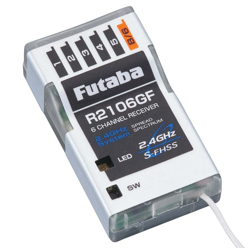 Futaba R2106GF 6-Ch 2.4GHz S-FHSS Micro Receiver