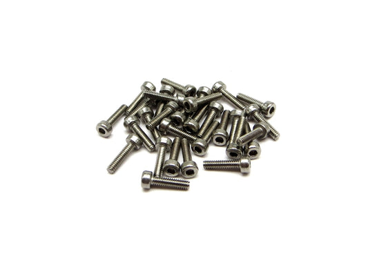 Gear Head RC M2 x 8 mm Stainless Steel Socket Head Screws (30)