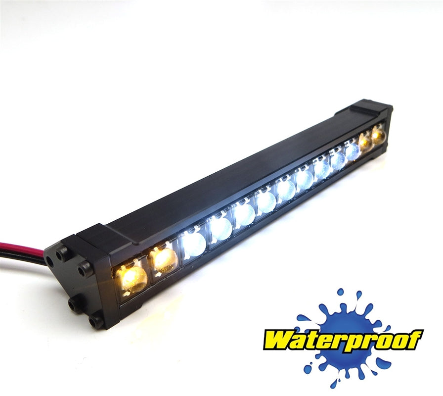 Gear Head RC 1/10 Scale Trail Torch 4" LED Light Bar - White and Yellow