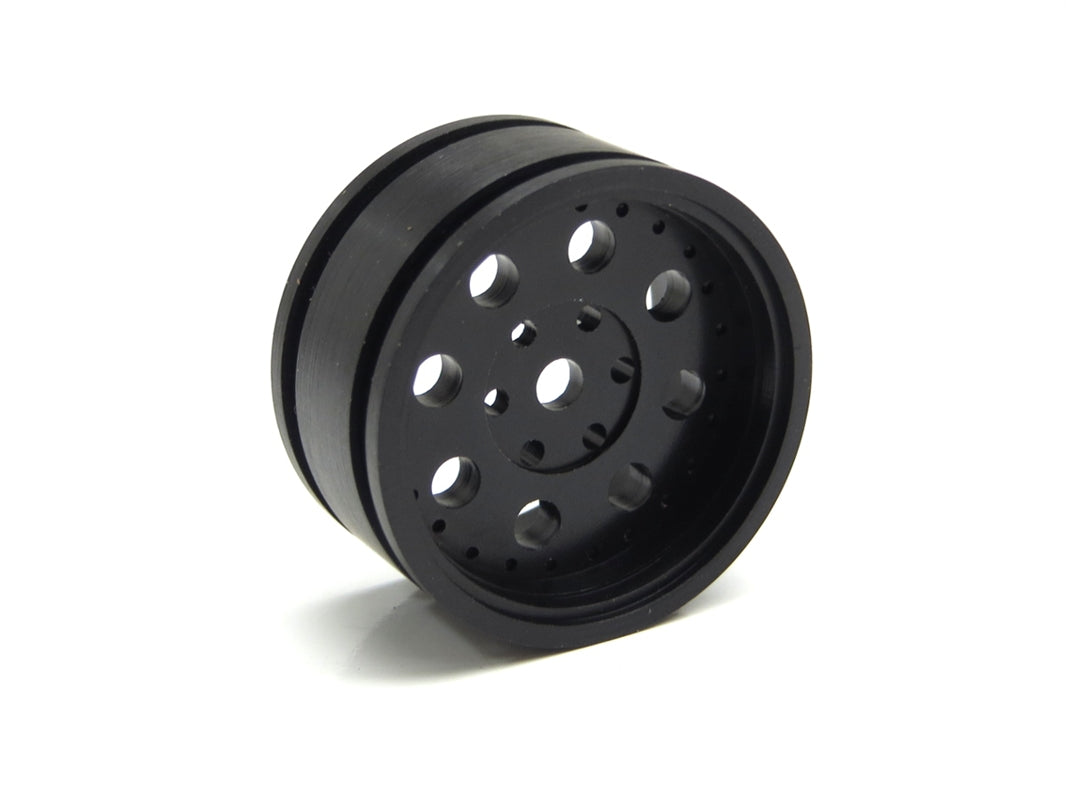 Gear Head RC 8Trax Micro Crawler Wheels, Black (4)