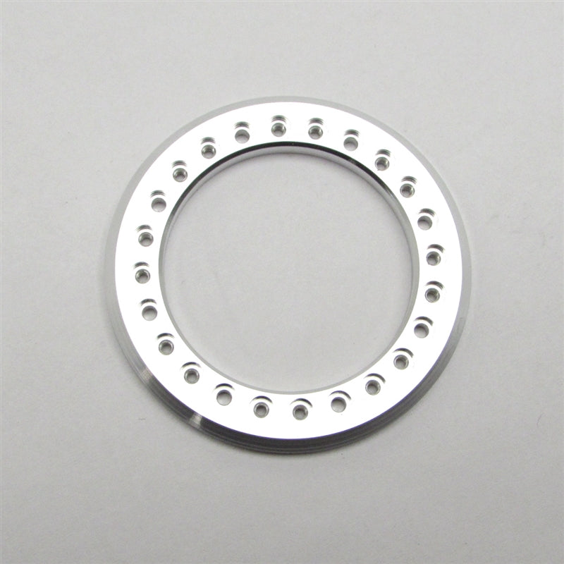 Gear Head RC 1.55" Aluminum Beadlock Rings - Silver (2)
