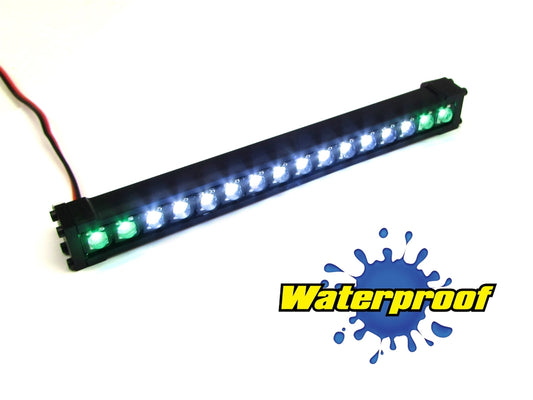 Gear Head RC 1/10 Scale Trek Torch 5" LED Light Bar - White and Green