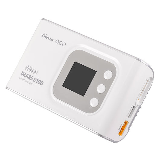 Gens ace IMARS S100 G-Tech AC Smart Battery Charger - White (GEAS100-UW)