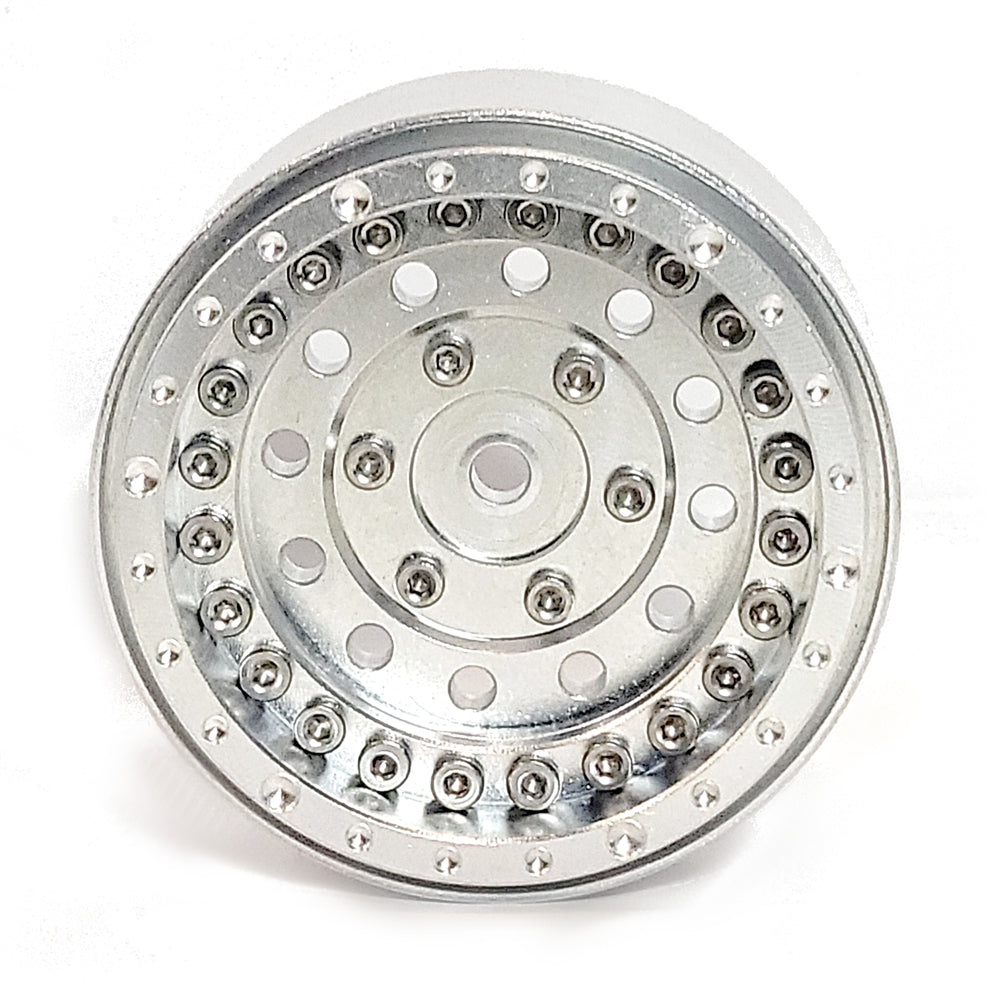 Gear Head RC 1.9" ENK EZ-Loc Wheels - Silver (4)