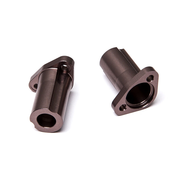 Gmade Aluminum Straight Axle Adapter (Titanium Gray) (2) for Gmade GS01 Axle