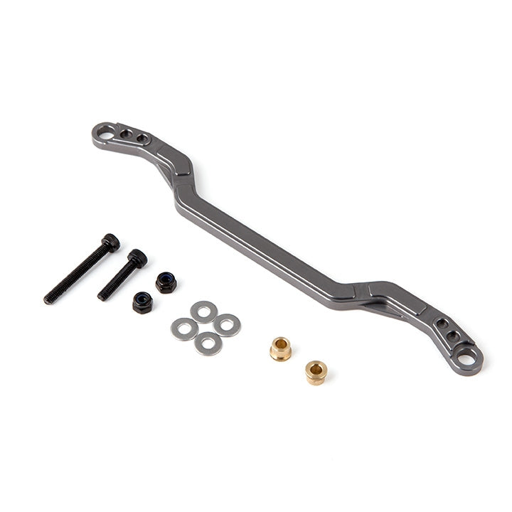 Gmade GS01 Machined steering link 116mm (Titanium Gray)