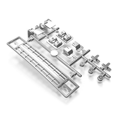 Gmade GS02F Buffalo Front Grille & Light Bucket Set (Chrome)
