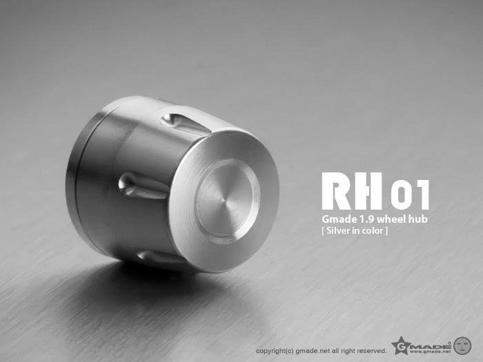 Gmade 1.9" RH01 Wheel Hubs (Silver) (4)